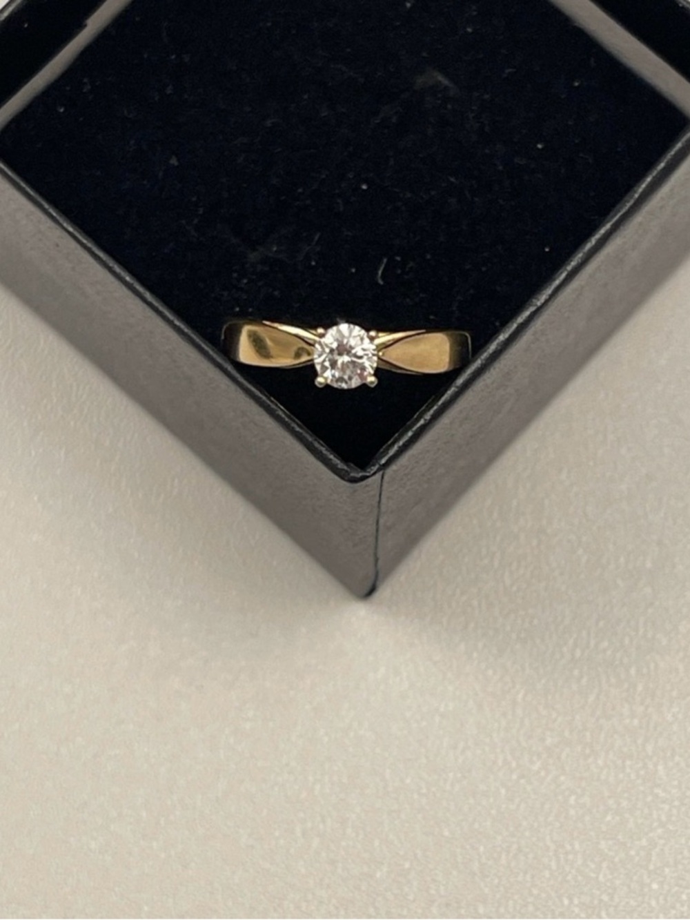 🌟6XHP🌟Ladies 0.28 Real Diamond ring. Ring Size 5 weighing 1.77 grams - Picture 6 of 13
